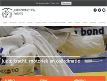 Tablet Screenshot of judopromotion.nl